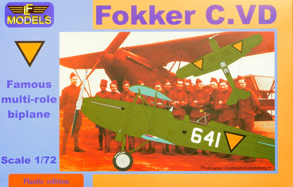 1/72 Fokker C.VD Holland - 1940 (4x camo)