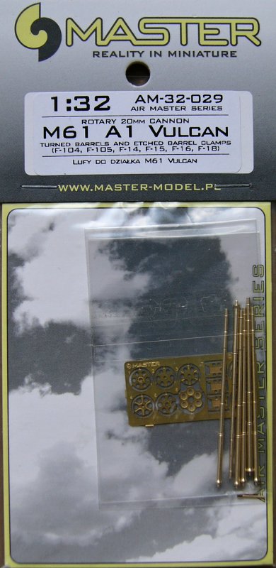1/32 M61 A1 Vulcan (6-barreled rotary 20mm cannon)