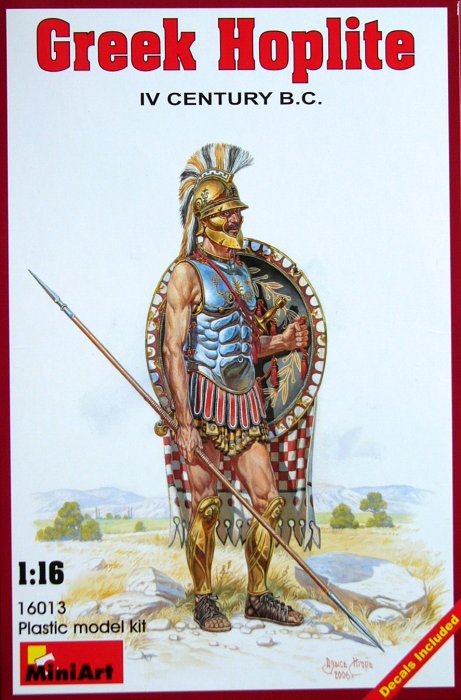 1/16 Greek Hoplite - IV century B.C.