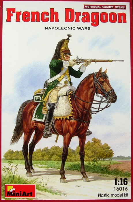 1/16 French Dragon on horse  (Napoleonic Wars)
