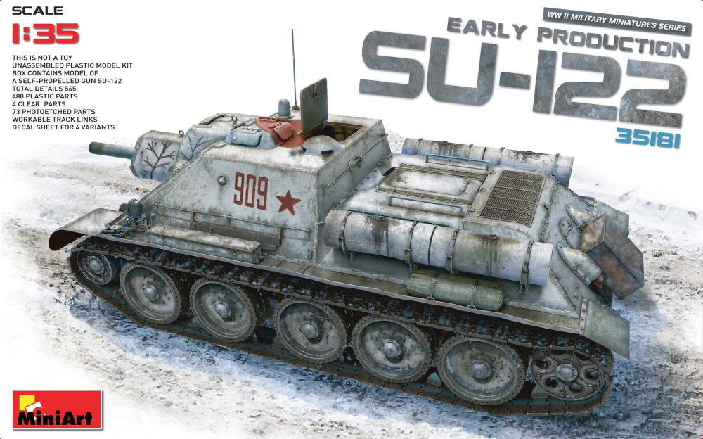 1/35 SU-122 Early Production (4x camo)