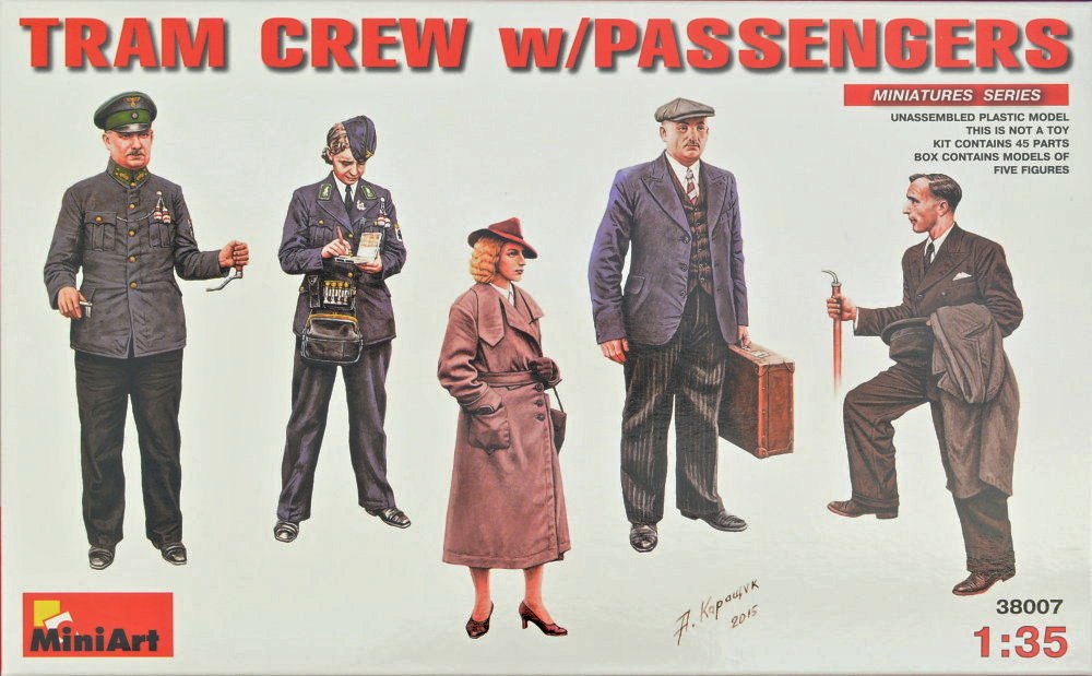 1/35 Tram Crew w/ Passengers (5 fig.)