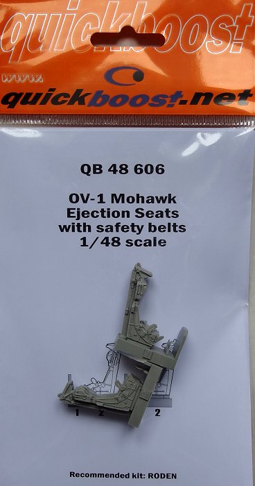 1/48 OV-1 Mohawk ejec.seats w/ safety belts (RDN)