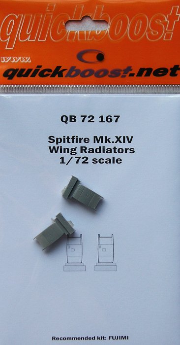 MODELIMEX Online Shop | 1/72 Spitfire Mk.XIV wing radiators (FUJI ...