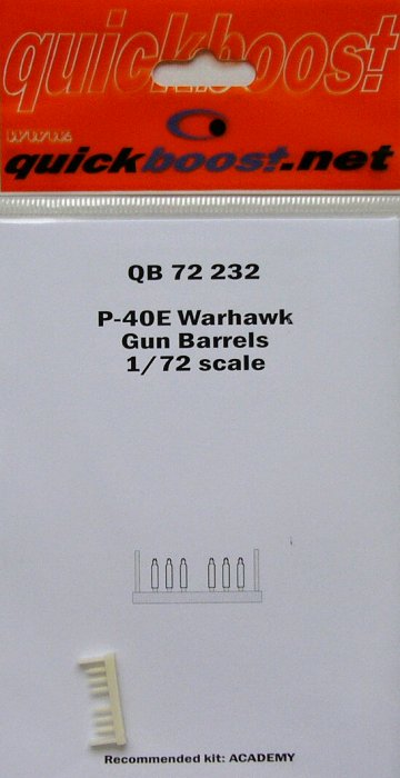 1/72 P-40E Warhawk gun barrels  (ACAD)
