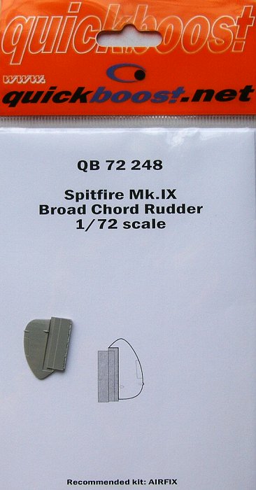 MODELIMEX Online Shop | 1/72 Spitfire Mk.IX broad chord rudder (AIRF ...