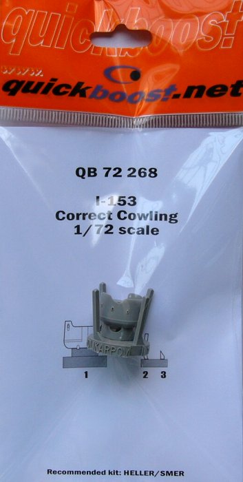 1/72 I-153 new cowling  (HELL)