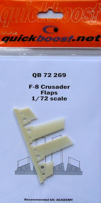 1/72 F-8 Crusader flaps  (ACAD)