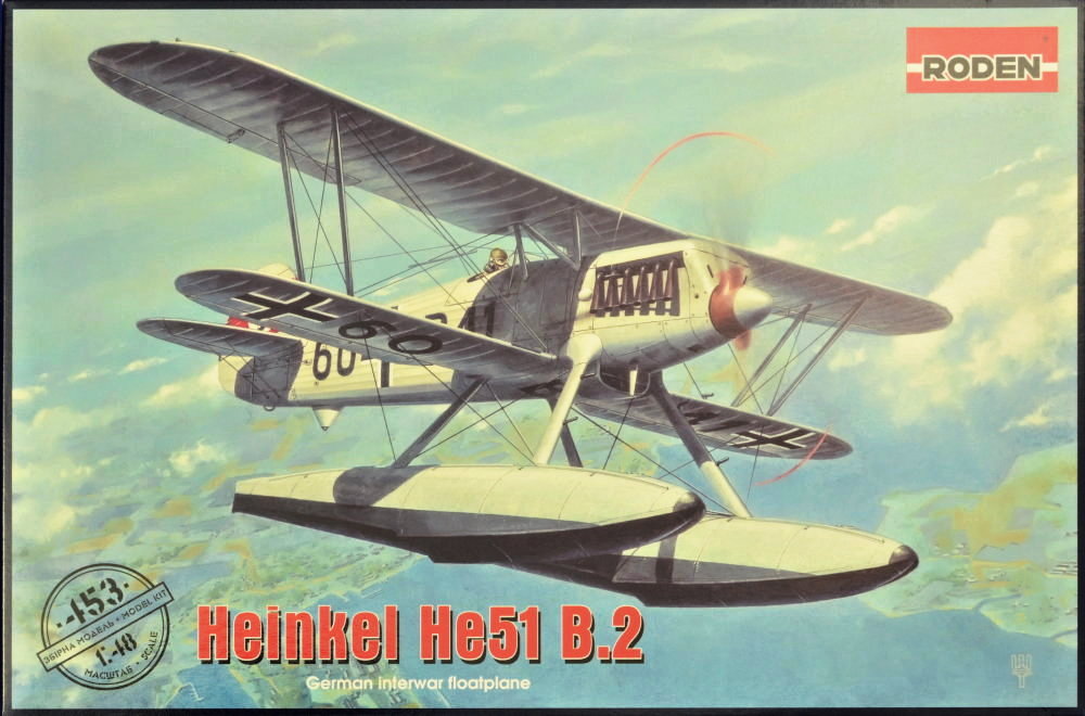 1/48 Heinkel He 51 B.2 German floatplane fighter