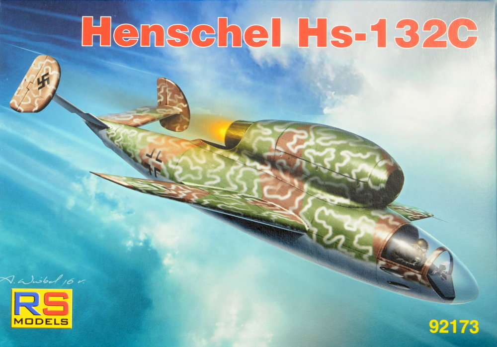1/72 Henschel Hs-132C (5x camo)