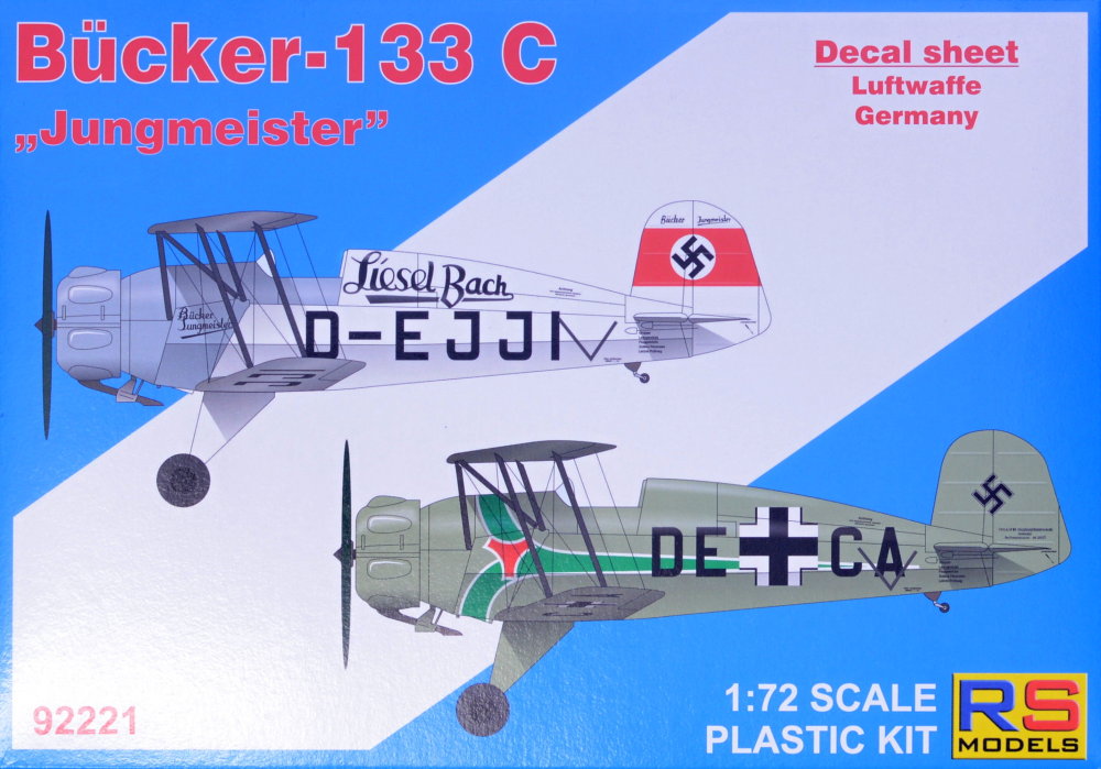 1/72 Bü-133 C 'Jungmeister' 1937-1941 (5x camo)