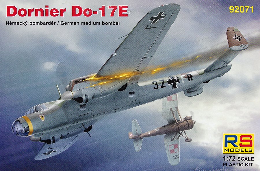 1/72 Dornier Do-17E German Medium Bomber (4x camo)