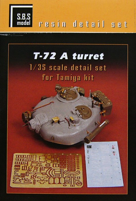 1/35 T-72 A turret - detail set (TAM)