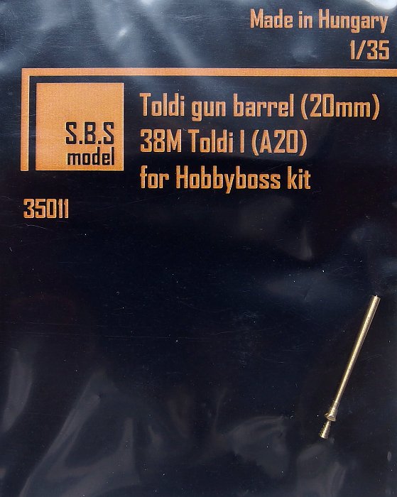 1/35 Toldi gun barrel (20mm) 38M Toldi I (HOBBYB)