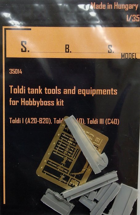 1/35 Toldi tank - tools & equipment (HOBBYB)