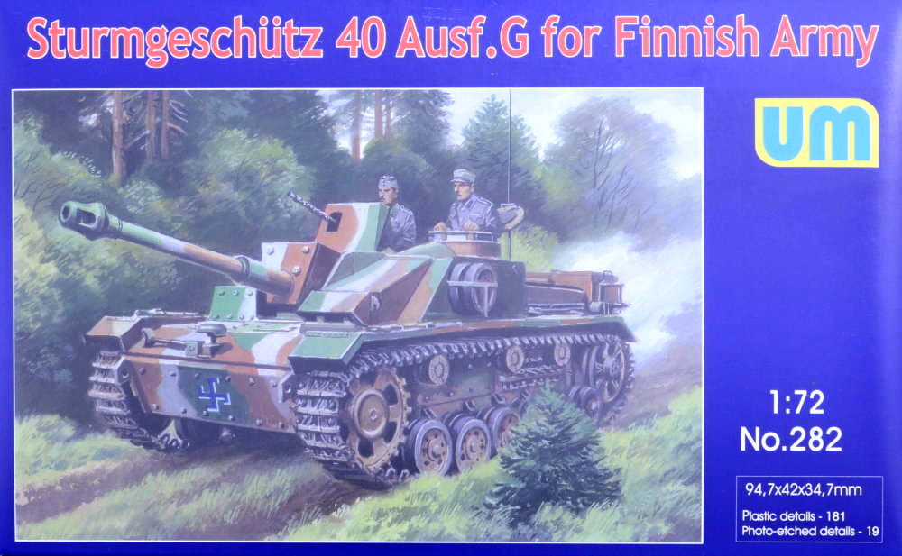 1/72 Sturmgeschutz 40 Ausf.G for Finnish Army