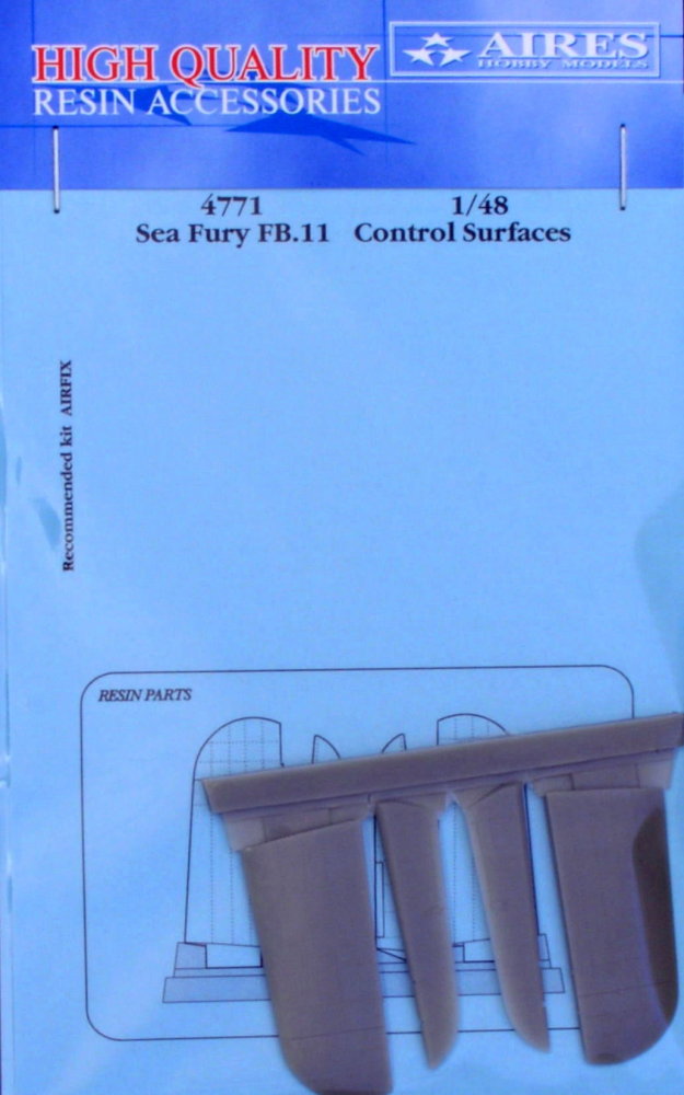 1/48 Sea Fury FB.11 control surfaces (AIRFIX)