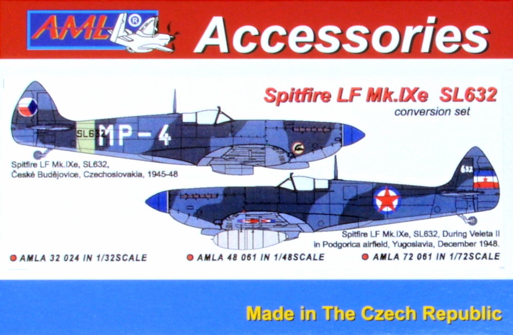 1/72 Spitfire LF Mk.IXe SL632 Conv.set (CZ,Yugosl)