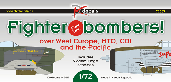 1/72 Fighter-bombers over W.Europe, MTO and CBI 