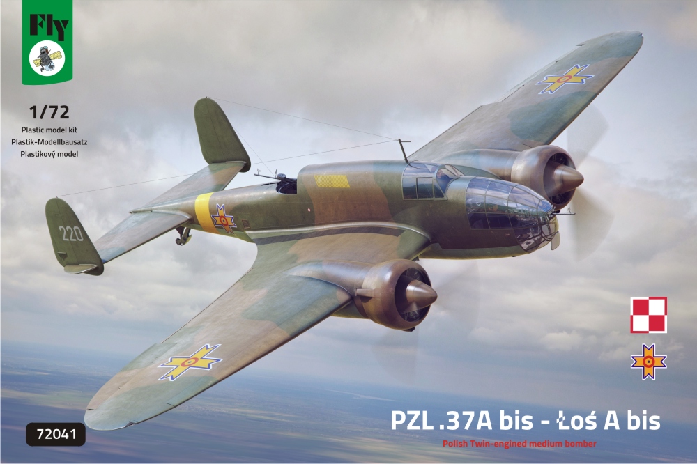 IBG 1/72 PZL 37B I Los Polish Medium Bomber # 72514 