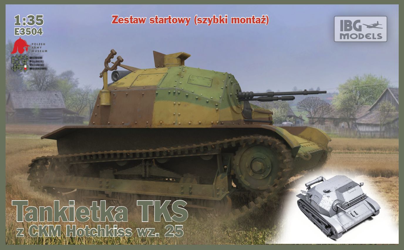 1/35 TKS Tankette Hotchkiss wz.25 Quick Assemb.