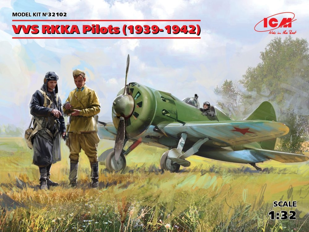1/32 VVS RKKA Pilots 1939-1942 (3 fig.)