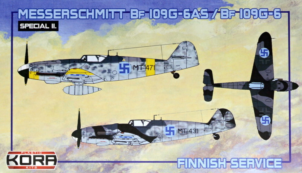 1/72 Bf 109G-6AS/G-6 Finnish Service (4x camo)