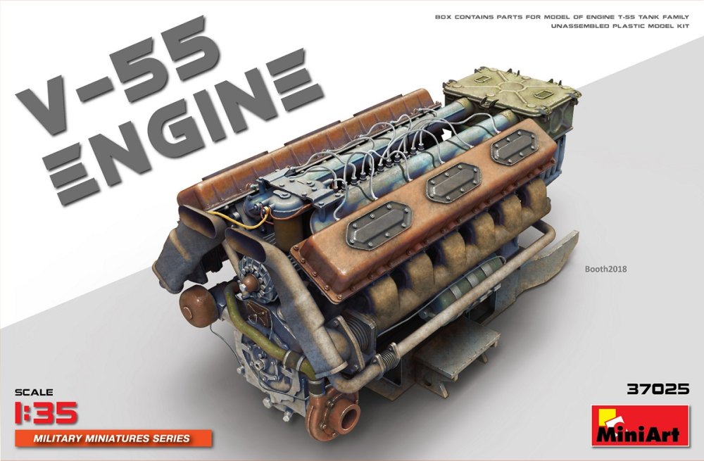 1/35 V-55 Engine (plastic set)