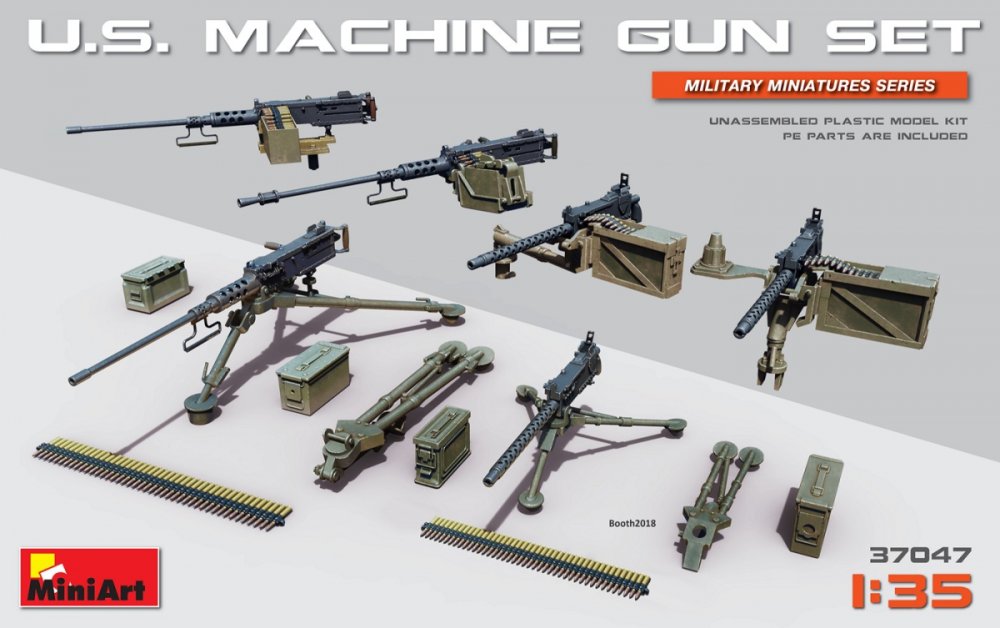 1/35 U.S. Machine Gun Set (incl. PE)
