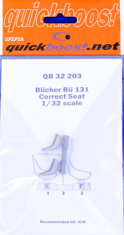 1/32 Bucker Bu 131 correct seats (ICM)