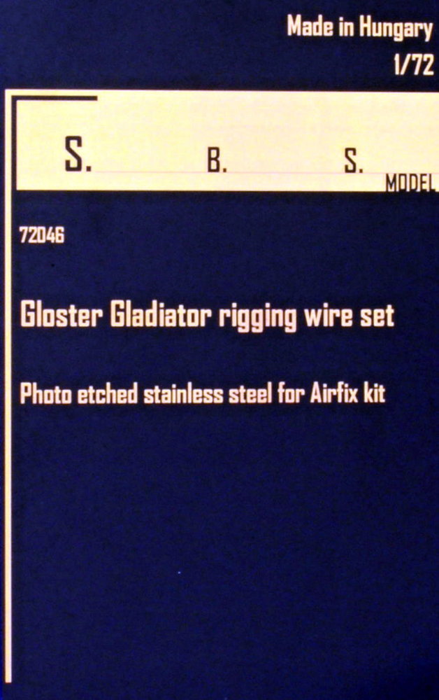 1/72 Gloster Gladiator Rigging wire PE set (AIRF)