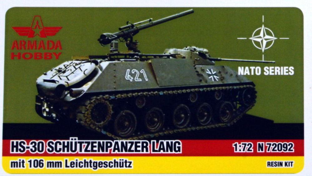 Amabilidad binario Th MODELIMEX Online Shop | 1/72 HS-30 Schützenpanzer Lang w/ 106mm Leichtges.  | your favourite model shop