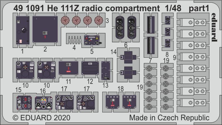 SET He 111Z radio compartment (ICM)