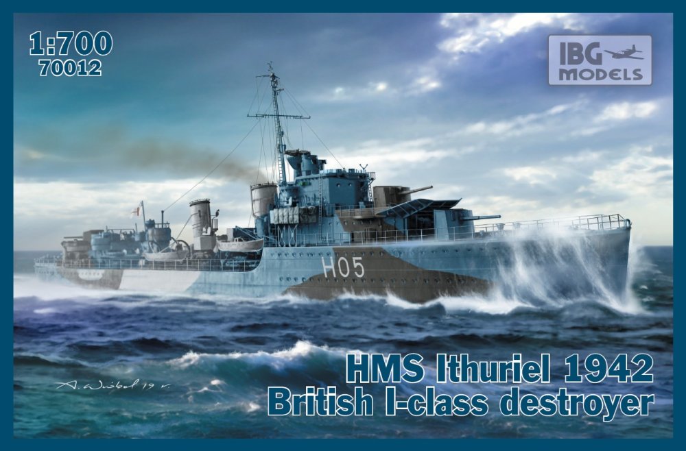 1/700 HMS Ithuriel 1942 British I-class destroyer