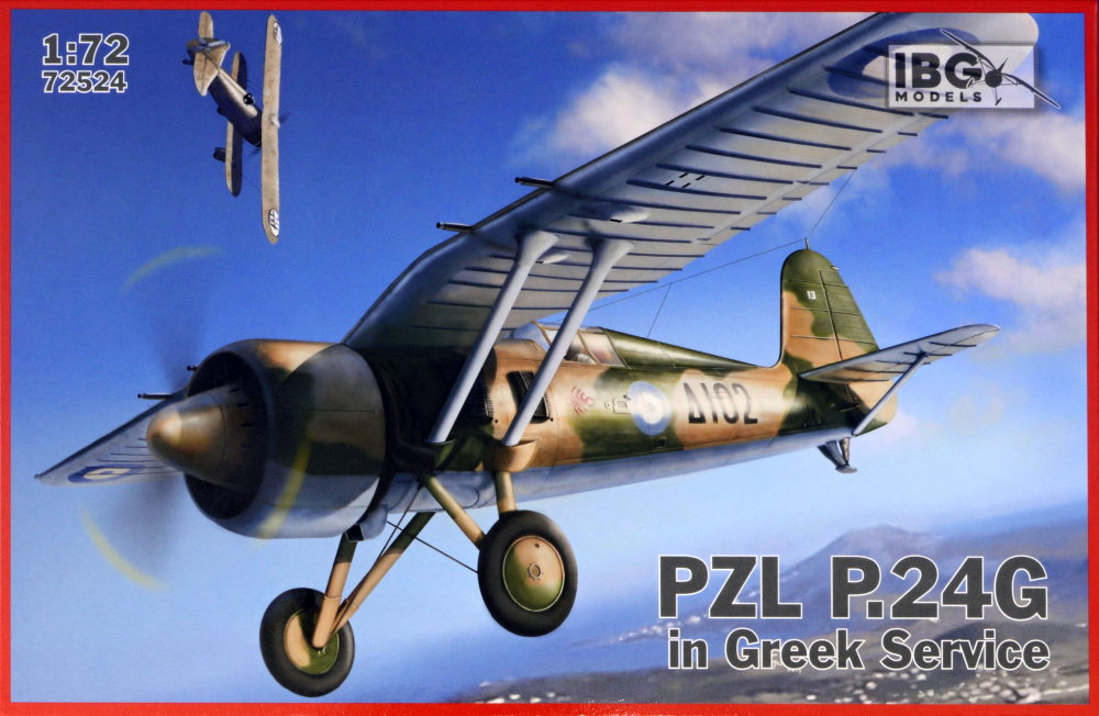 1/72 PZL P.24G in Greek Service (3x camo)