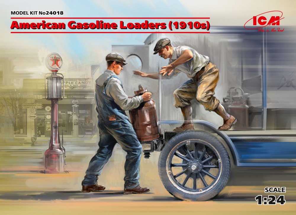 1/24 American Gasoline Loaders, 1910s (2 fig.)