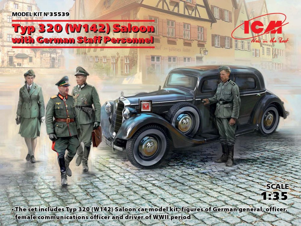 1/35 Typ 320 (W142) Saloon w/ German Staff Person.