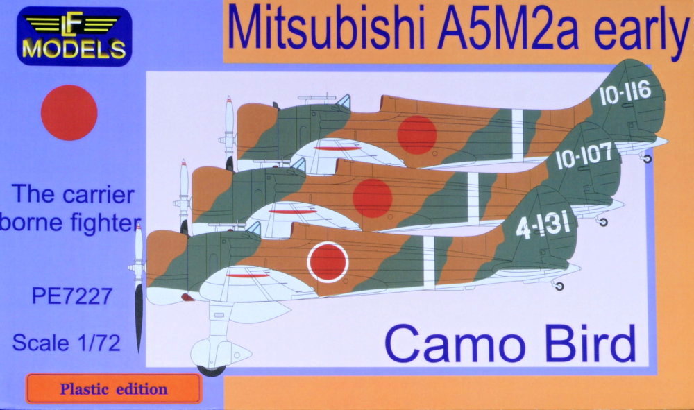 1/72 Mitsubishi A5M2a early Claude Camo Bird