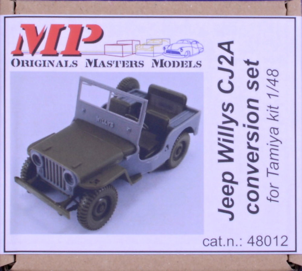 1/48 Jeep Willys CJ2A conversion set (TAM)