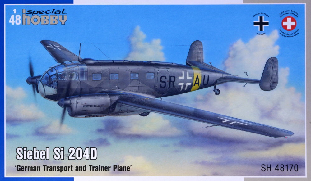 Special Hobby Siebel Si 204D German Transport and Trainer Plane in 1:48 