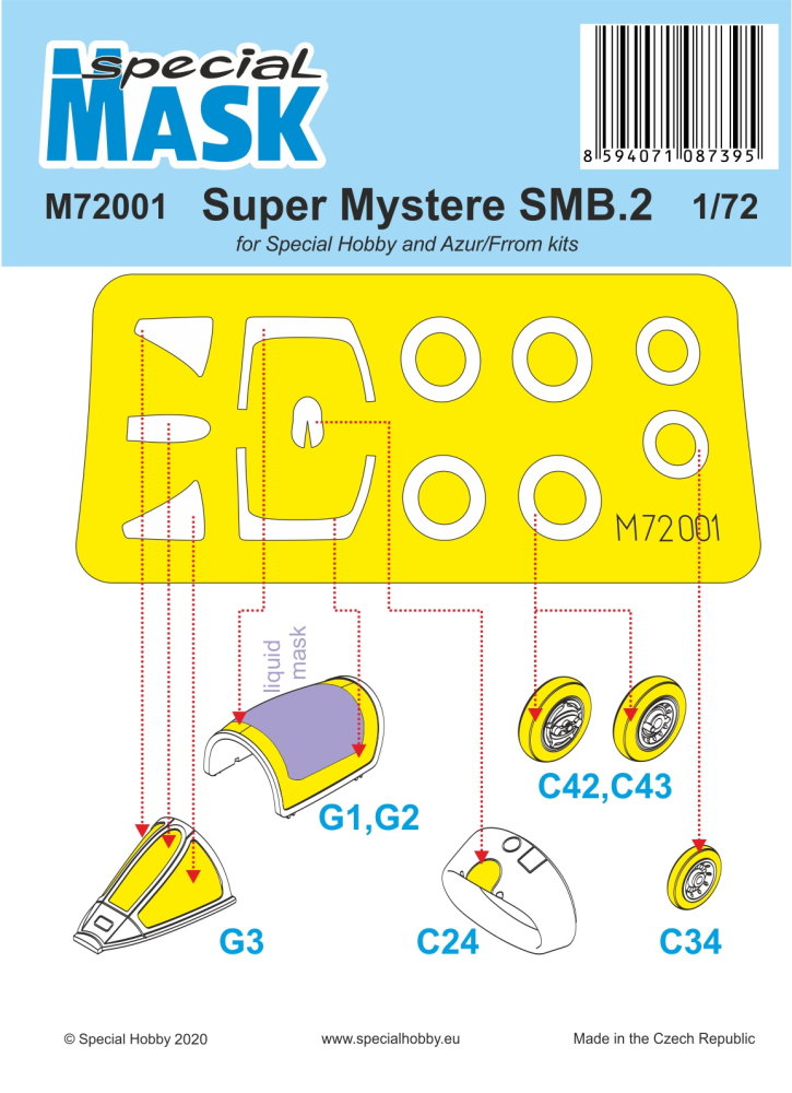 1/72 Mask for SMB-2 Super Myster 