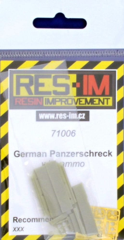 1/72 German Panzerschreck w/ ammo (resin&PE set)