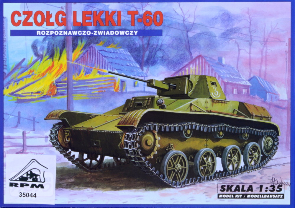 1/35 Light Tank T-60 w/ additional armour