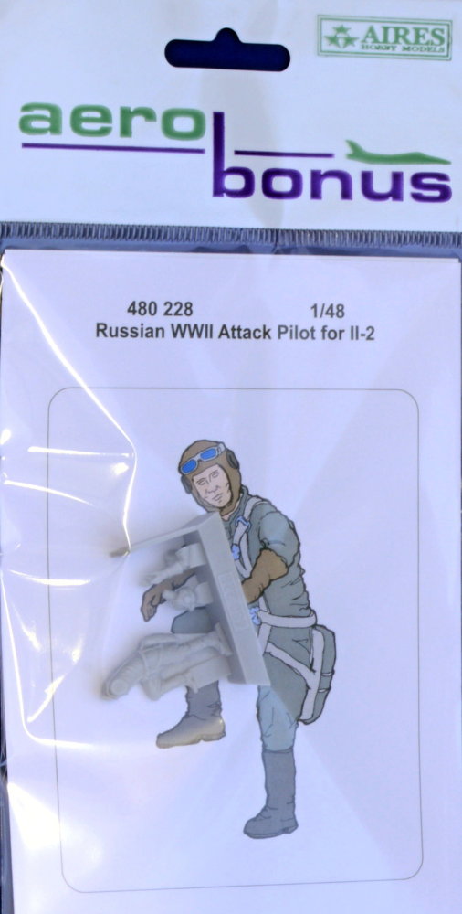 1/48 Russain WWII Attack Pilot for IL-2 (REV/ITAL)