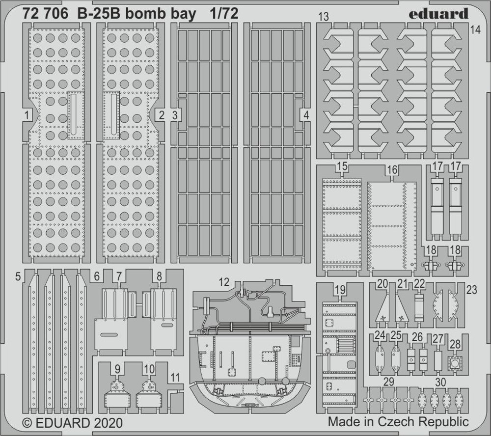 SET B-25B bomb bay (AIRF)