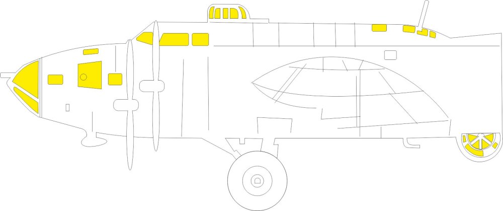 Mask 1/48 B-17F TFace (HKM)