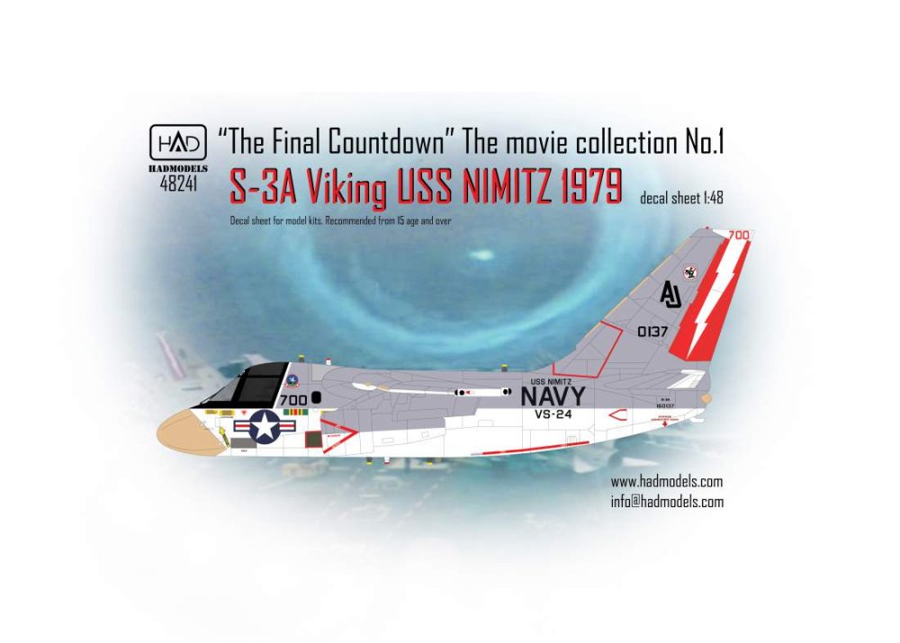 1/48 Decal S-3A Viking USS Nimitz 1979