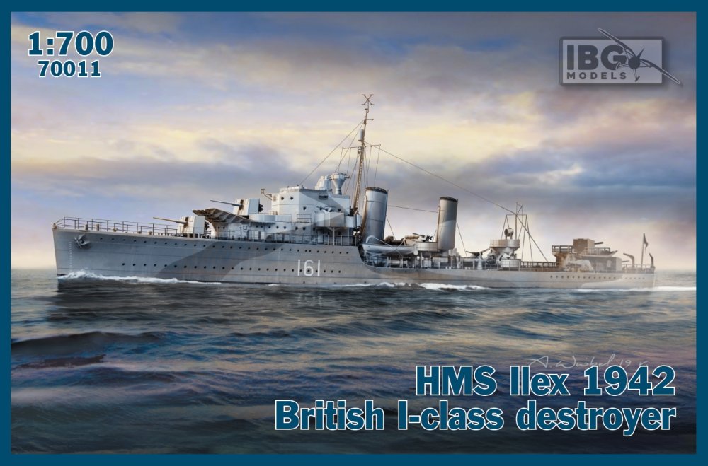 1/700 HMS Ilex 1942 British I-class destroyer