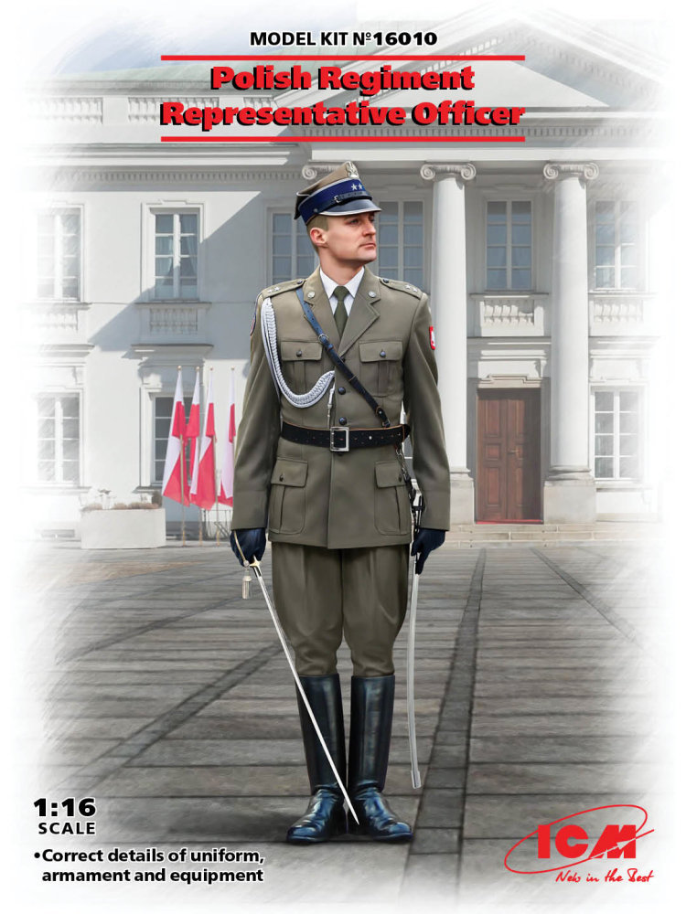 1/16 Polish Regiment Represent. Officer (1 fig.)