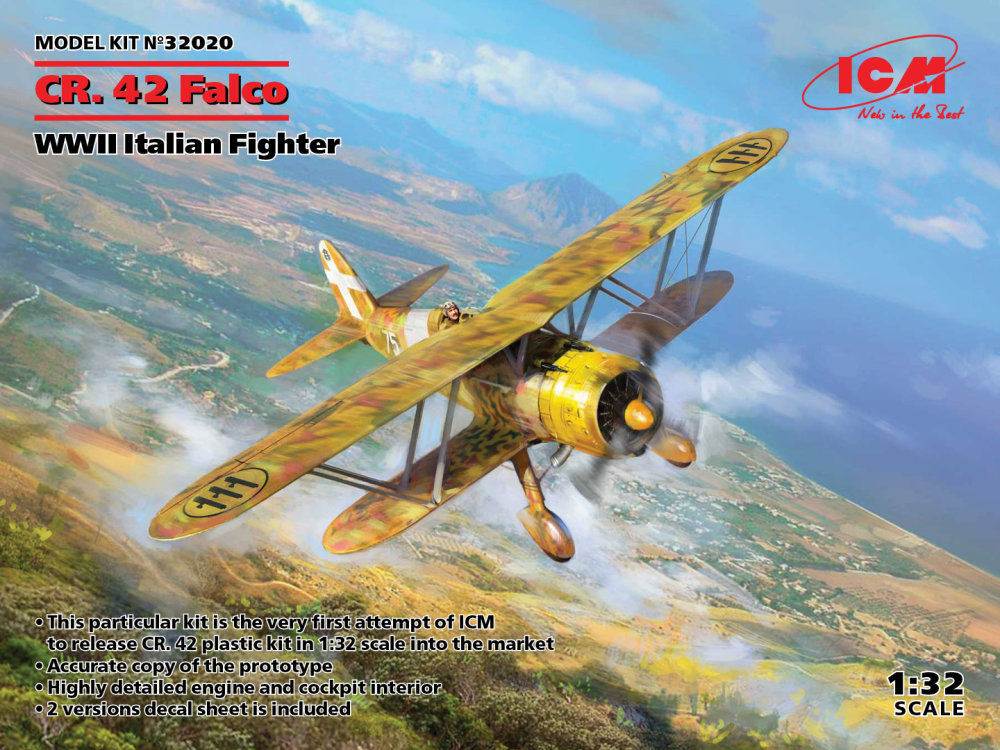 1/32 Fiat CR.42 Falco Italian Fighter WWII